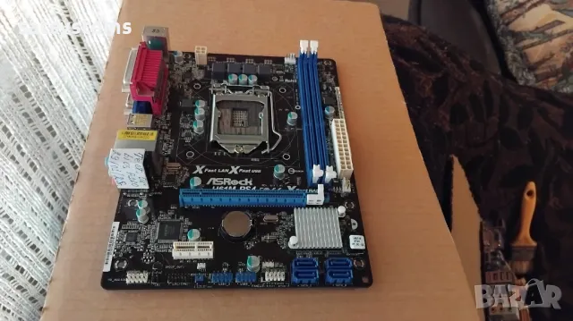  Дънна платка ASRock H61M-PS4 Socket LGA1155, снимка 3 - Дънни платки - 48878231