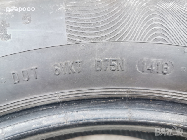 2 броя летни гуми Континентал 215/60/17 , снимка 4 - Гуми и джанти - 45023758