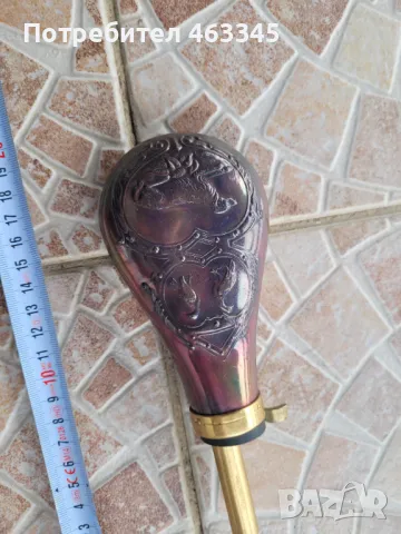 Барутница, пушка, пищов, пистолет, снимка 5 - Антикварни и старинни предмети - 49782761