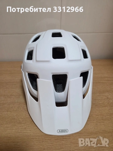 Чисто нова Велосипедна каска ABUS Modrop MIPS, Бял, Размер L, снимка 3 - Аксесоари за велосипеди - 53730754