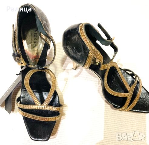 Дамски сандали VERSACE ORIGINAL, снимка 4 - Дамски елегантни обувки - 45916860
