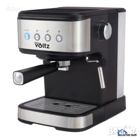 Еспресо машина Оliver Voltz OV51171F, 1.2 l, 20 bar, 1100W, Кремa диск, Черен/инокс, снимка 4 - Кафемашини - 46112459