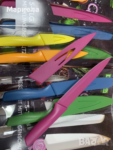 Комплект 5 бр. ножове, снимка 7 - Прибори за хранене, готвене и сервиране - 52800580