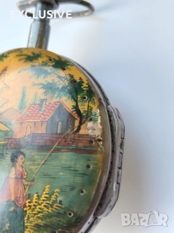 Швейцарски часовник с аларма на Meuron et Comp. 1780 година. , снимка 14 - Джобни - 53829394