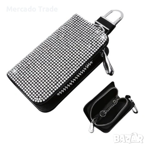 Калъф за автомобилен ключ Mercado Trade, С камъни
