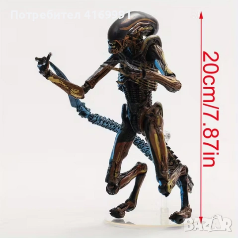 фигурка на извънземен ксеноморф - Alien Xenomorph, снимка 5 - Други ценни предмети - 53368592