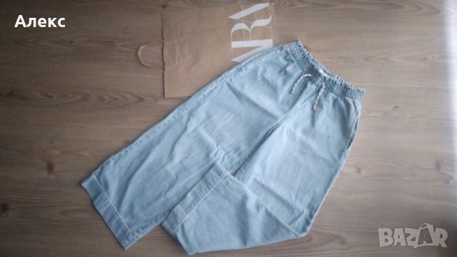 Zara - широки дънки 164 см, снимка 8 - Детски панталони и дънки - 46419373