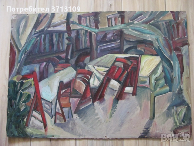 Картина масло-фазер 78х54см.