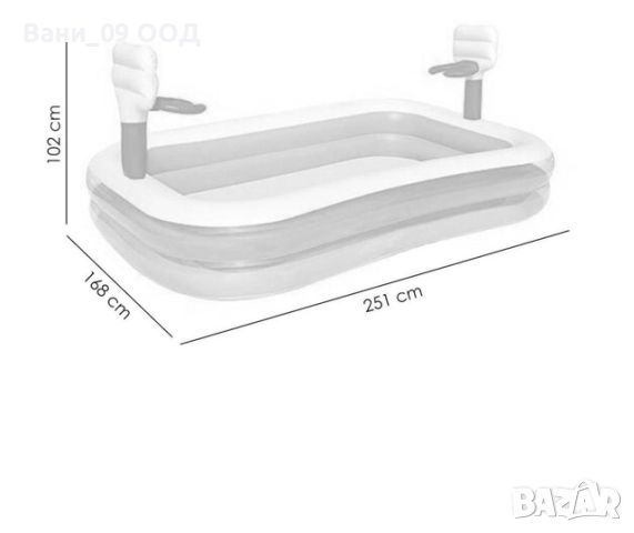 Детски надуваем басейн с баскетболни кошове , снимка 5 - Басейни и аксесоари - 46164439