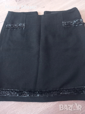 Черна пола букле, снимка 2 - Поли - 52018628