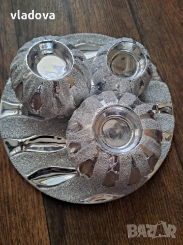 Свещници нови с поставка, от Белгия , снимка 3 - Декорация за дома - 49507102