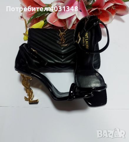 Дамски обувки с ток YSL, снимка 5 - Дамски обувки на ток - 46055602