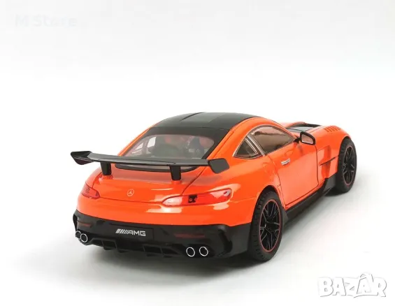 Метална кола Mercedes-Benz AMG GT, BLACK SERIES. 1:18, снимка 2 - Коли, камиони, мотори, писти - 48147477