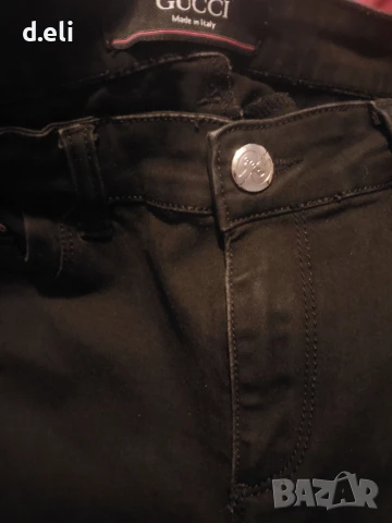 GUCCI Original Size 30 Страхотни черни дънки, снимка 5 - Дънки - 50940517