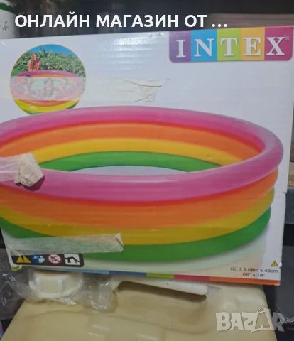 Надуваем басейн Intex, снимка 4 - Надуваеми играчки - 45243569