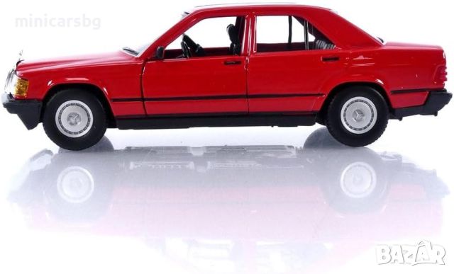 Метални колички: Mercedes-Benz 190E - Bburago, снимка 3 - Колекции - 46691010