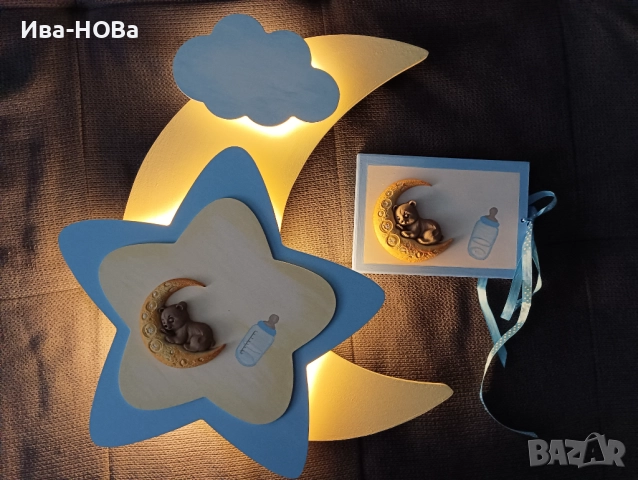 Ръчно изработени подаръци , снимка 4 - Детски нощни лампи - 52505345