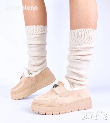 Дамски мокасини на платформа с подплата от Kirby, 5цвята , снимка 4 - Дамски ежедневни обувки - 52862344