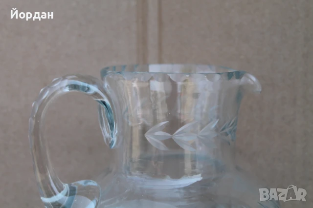 Немска кристална кана, снимка 7 - Колекции - 50606885