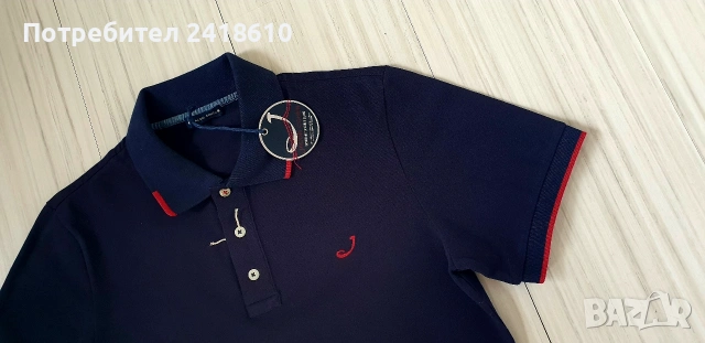 Jacob Cohen Pique Cotton  Mens Size S НОВО!ОРИГИНАЛ! Мъжка Тениска!, снимка 5 - Тениски - 53949391