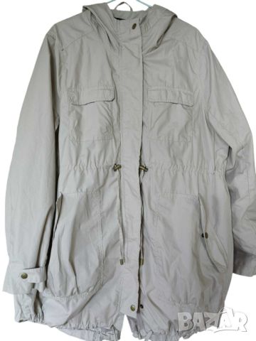 Дамско яке за бременни с качулка H&M, Бежово, 86х65 см, XL, снимка 1 - Якета - 45485310