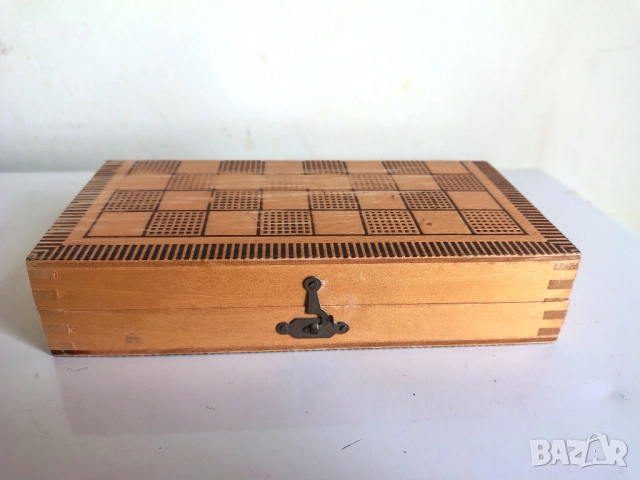 Страхотен Стар Дървен Шах, снимка 9 - Антикварни и старинни предмети - 52787331