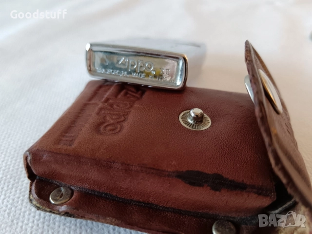 Бензинова запалка Zippo, Zippo, с кожен калъф , снимка 12 - Запалки - 52515028