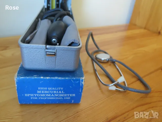 Mercurial Sphygmomanometer,колекционерски апарат за кръвно,живачен, Japan, снимка 8 - Антикварни и старинни предмети - 47065644