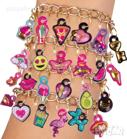 Make It Real - Juicy Couture Absolutely Charming Bracelet Making Kit - Детски комплект за изработка , снимка 2 - Игри и пъзели - 47424278