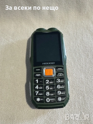 HODOO X9 Телефон удароустойчив водоустойчив телефон за възрастни хора, големи копчета, мощна батерия, снимка 2 - Други - 52684103