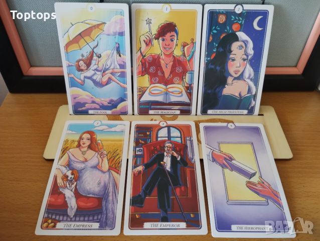 Таро 7x12см: Shadowscapes Tarot & Weird World Tarot & Wake me Up Tarot, снимка 3 - Карти за игра - 45399431