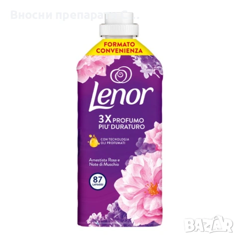 Lenor Ametista Rosa e Note di Muschio Омекотител 87пр 1.827л