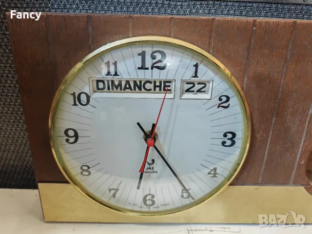 Страхотен френски часовник Jaz, снимка 7 - Антикварни и старинни предмети - 49548730