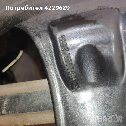 Оригинални алуминиеви джанти за Mercedes 18 цола., снимка 10 - Гуми и джанти - 51744027