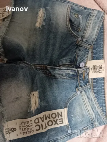 Дамски къси дънки Wiya Denim , снимка 2 - Дънки - 49304922