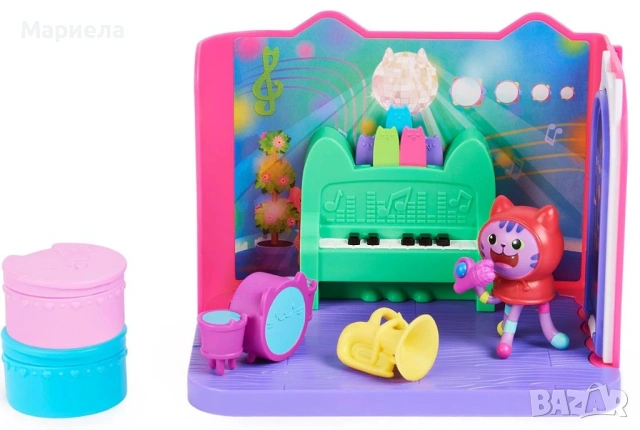 Игрален комплект Gabby's Dollhouse - Музикална стая, снимка 3 - Други - 53888447
