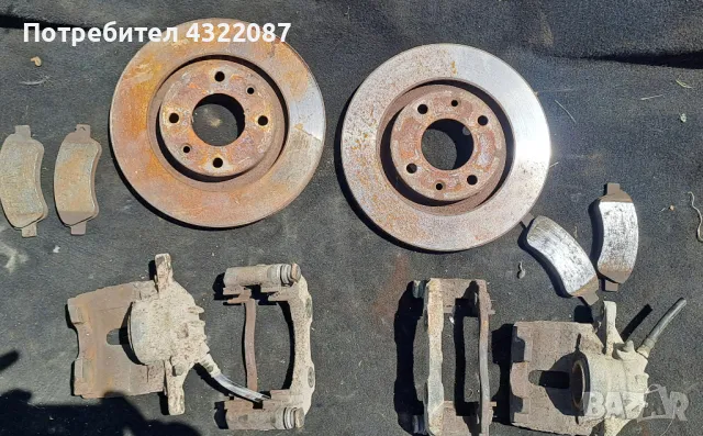 Спирачни дискове / апарати / накладки от Пежо 1007 / Peugeot 1007 1.6I 16V 110к.с NFU 