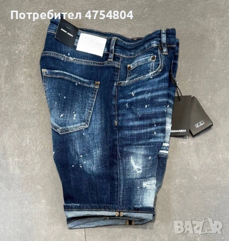 Най-високо качество мъжки къси дънки Dsquared, снимка 6 - Къси панталони - 53709209