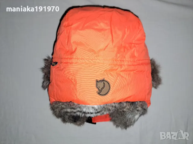 Fjallraven Värmland Heater Safety Orange Trapper мъжка ловна шапка, снимка 4 - Шапки - 48373885