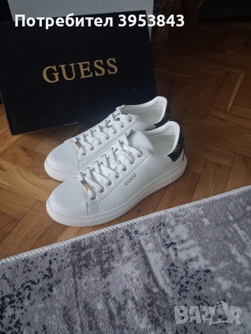 Кожени маратонки GUESS , снимка 5 - Маратонки - 53957829