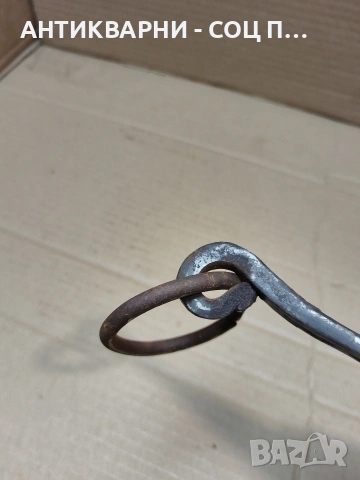 Соц Стара Ръчно Кована Огрибка. НОМЕР 1570., снимка 4 - Антикварни и старинни предмети - 53940160