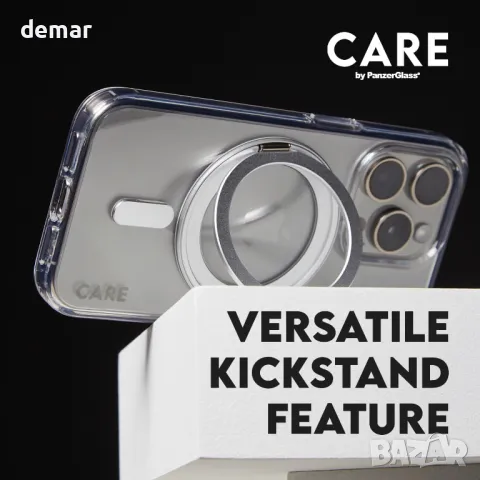 Калъф CARE BY PANZERGLASS® за Apple iPhone 16 със стойка MagSafe, снимка 4 - Калъфи, кейсове - 47989798