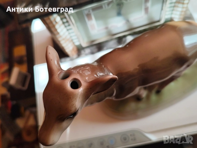 Сърна и елен порцеланови фигури България , снимка 5 - Антикварни и старинни предмети - 52461492