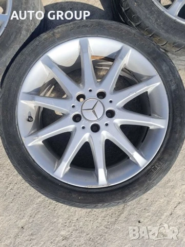 Джанти 17 цола 5х112 ЕТ49 за Мерцедес А, В, С класа, снимка 5 - Гуми и джанти - 51325033