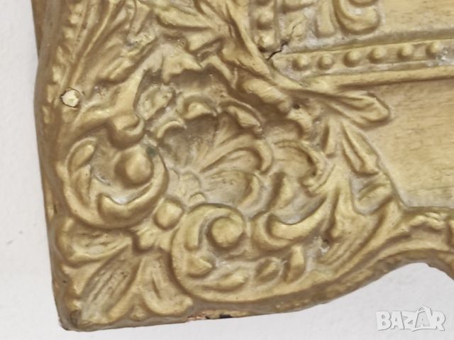 антична дървена рамка за картина в златист цвят., снимка 4 - Антикварни и старинни предмети - 45552816