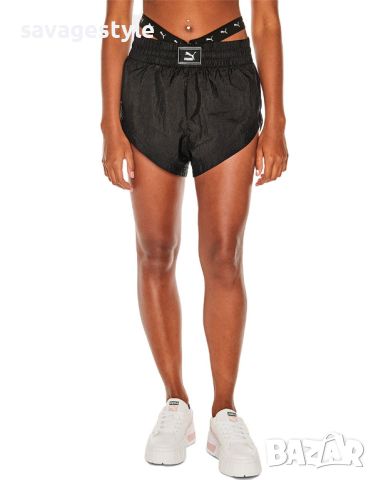 Дамски къси панталони PUMA Dare To Woven Shorts Black, снимка 1 - Къси панталони и бермуди - 46423881