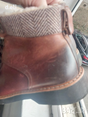 Clark's Original Size 38 100% Кожа Топли зимни ботушки, снимка 3 - Дамски боти - 53292646