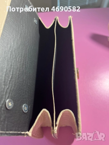 Бежова чанта от еко кожа, снимка 7 - Чанти - 53046179