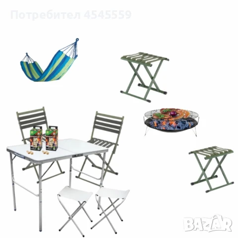 Комбинация „BBQ на открито“ – Пълно удоволствие сред природата, снимка 2 - Къмпинг мебели - 50130070