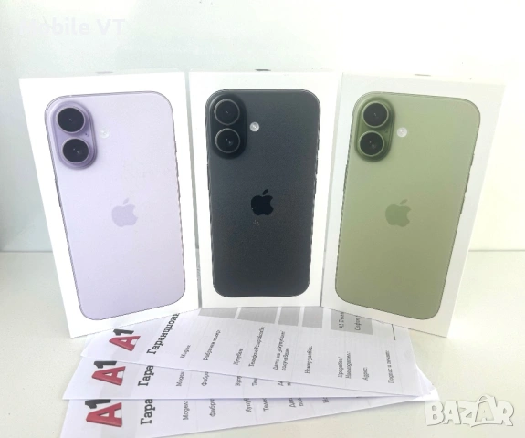 НОВ! iPhone 17 256GB Lavender / Black / Sage 2г.ГАРАНЦИЯ!